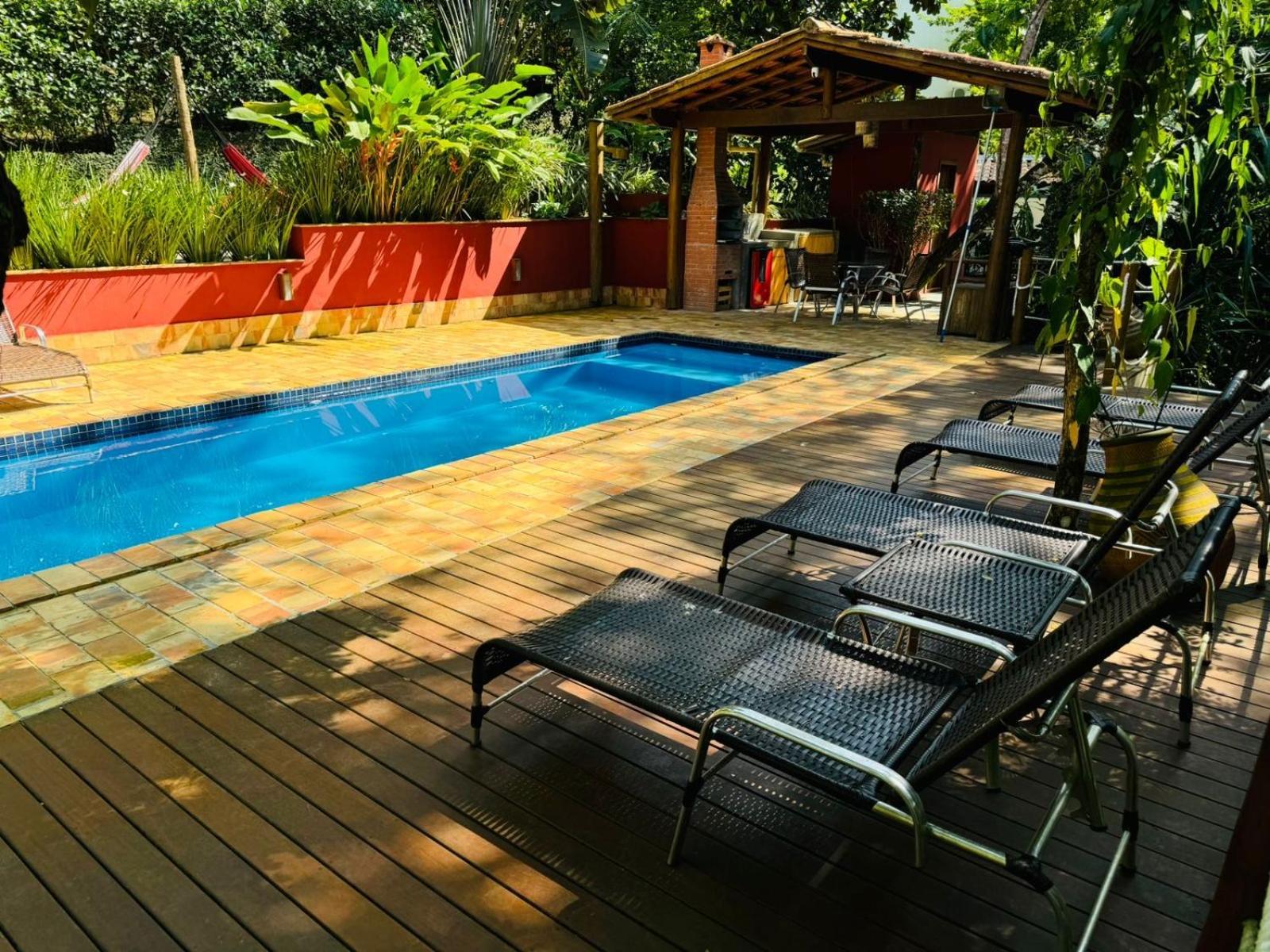 Jardim Botanico Casa Rossa Bungalows & Apartments مورو دي ساو باولو المظهر الخارجي الصورة
