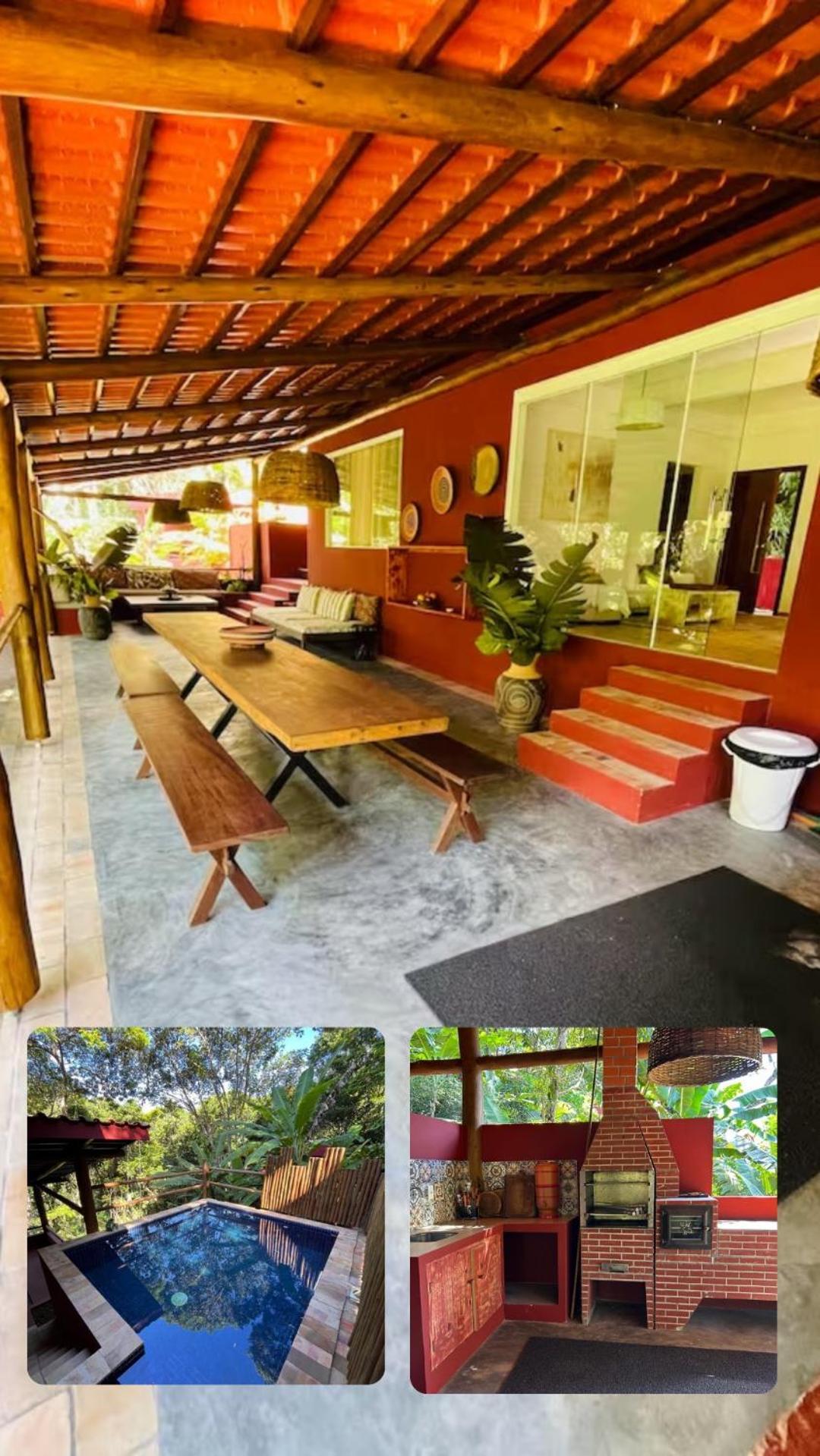 Jardim Botanico Casa Rossa Bungalows & Apartments مورو دي ساو باولو المظهر الخارجي الصورة